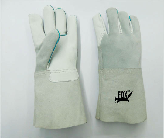 Grain All Leather Gloves Double Palm