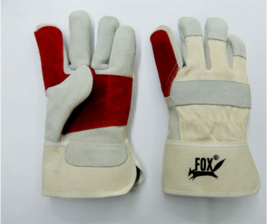 Red Reinforced Palm Canadian Rigger Gloves